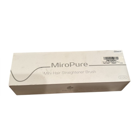 MiroPure Mini Hair Straightener Brush - Picture 1 of 7